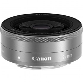 Canon Lens EF-M 22mm f/2 STM  ( Graphite / Silver )